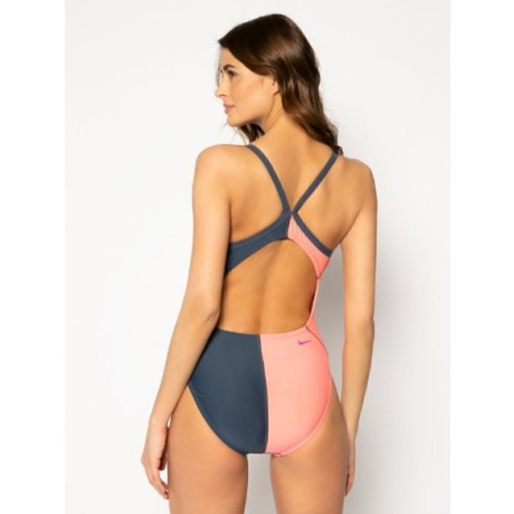💕NIKE💕 Rift Racerback Cut Out One Piece Swimsuit - Picture 12 of 16